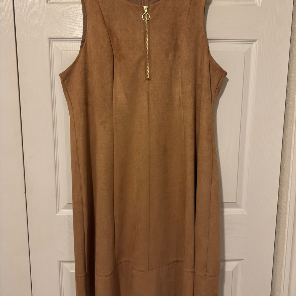 Liz Claiborne Tan Sleeveless Mini Dress